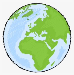 Earth Free To Use Clipart - Globe Black And White