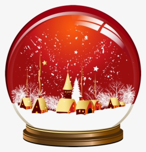 28 Collection Of Free Snow Globe Clipart - Christmas Snow Globe Transparent