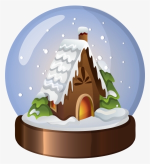 Christmas Snow Globe Clipart Png Gallery