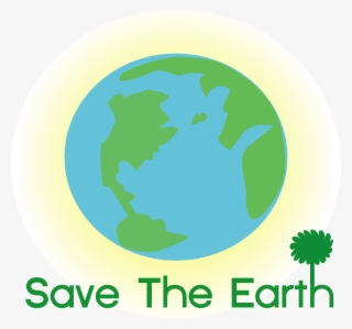 Environmental Clipart - Slogan On Save Earth