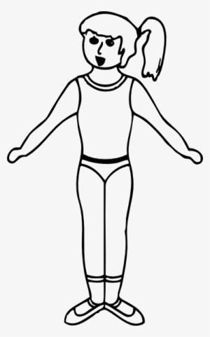 Person Outline Outline Of Person For Kids - Outline Picture Of Human Body