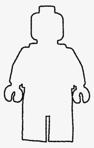 Person Outline Printable - Lego Person Outline