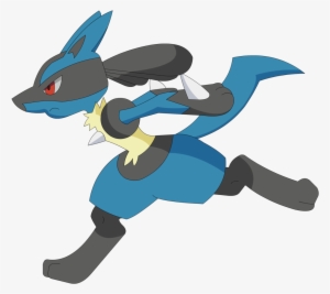 Here Comes Anubis Now A Deep, Driving Sweep Into The - Pokemon Lucario Side View
