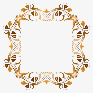 Floral Flourish By Gdj On Openclipart - Flourish Frame Png
