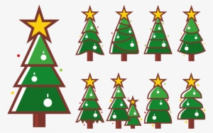 Cartoon Christmas Tree Vector Art & Graphics - Christmas Day
