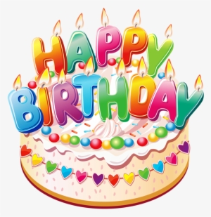 Free Download Of - Happy Birthday Cake Clip Art