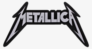 Metallica - White Band Logo Transparent Background
