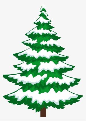 Pine Tree Snow Clipart