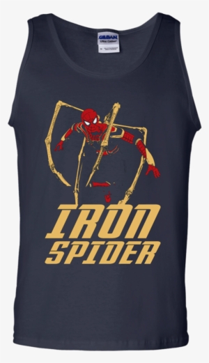 Iron Spiderman Shirt Cotton Tank Top Men - Patriots Funny Tank Top