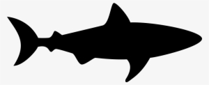 Png File - Great White Shark Silhouette