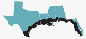 Map Of Areas Affected By Bp Oil Spill In The Gulf Coast - Map