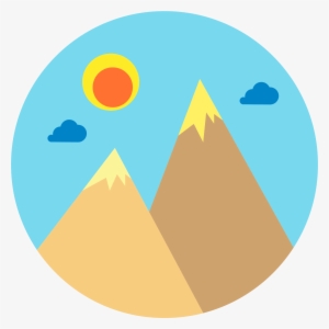 This Free Icons Png Design Of Flat Shaded Mountains