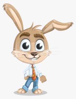 Bernie The Business Bunny - Rabbit Cartoon Character