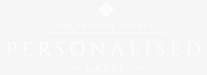 Johnnie Walker Personalised Bottle - White Cinematic Bars Png