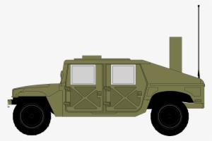 Drawn Tank Humvee Military - Humvee Clipart