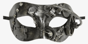 Silver Steampunk Masquerade Mask - Steampunk Mask