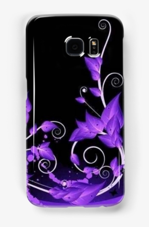 Leafy Purple Vines - Mobile Phone Case