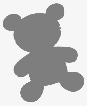 Simple Teddy Bear Clip Art - Teddy Bear Silhouette