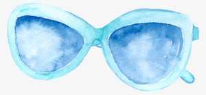 Visit - Sunglasses Watercolor Clipart