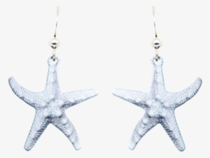 White Starfish - Earrings