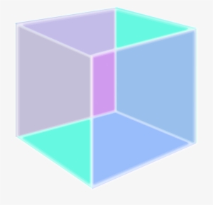 Cube Square Transparent Aesthetic Tumblr Iridescent - Illustration