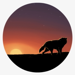 Wolf At Sunset Wallpaper By Brie91-d4gqklq - My Little Pony: Friendship Is Magic Fandom