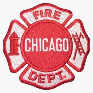 Chicago Fire Department Maltese Patch - Chicago Fire Department Symbol
