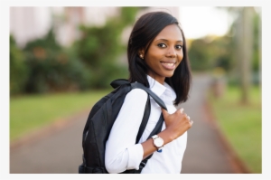 Girl With Backpack