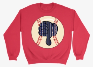 Thumbs Down T Shirt New York Pinstripe Baseball Unisex - Crew Neck