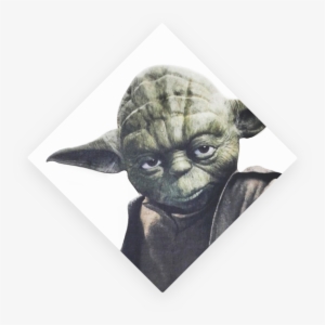 Yoda Face Png Download - Star Wars Paper Napkins (20 Pack)