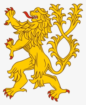 twin tailed lion heraldry - coat of arms lion png