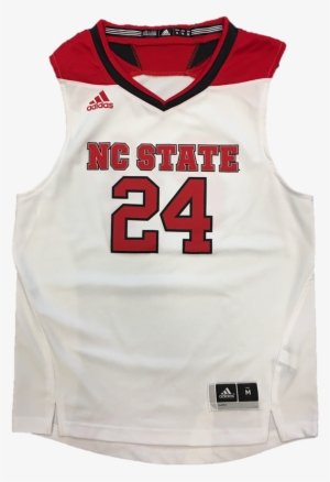 Nc State Wolfpack Adidas® Youth White Replica - All White Basketball Jersey