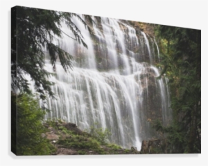Bridal Veil Falls Canvas Print - Bridal Veil Falls Provincial Park