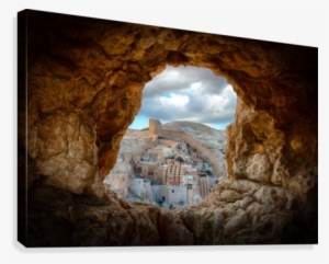 A Hole In The Wall Canvas Print