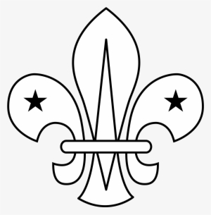 Filewikiproject Scouting Fleur De Lis Outline - Flor De Lis Scout