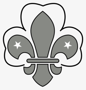 Filewikiproject Scouting Fleur De Lis Greyscale - Scout Association Of India