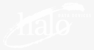 Halo Data Devices Logo Black And White - White Cinematic Bars Png