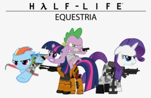 Equestria Pony Pinkie Pie Rarity Mammal Cartoon Vertebrate - My Little Pony Half Life