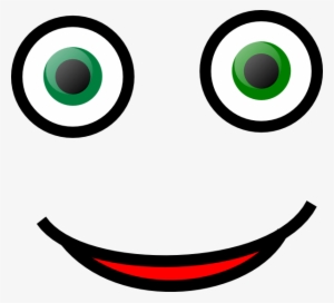 This Free Clipart Png Design Of Happy Face Green Clipart - Circle