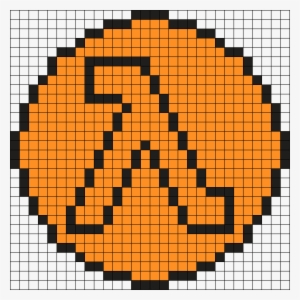 Half Life Lambda Symbol Perler Bead Pattern / Bead - Pirulito Em Ponto Cruz