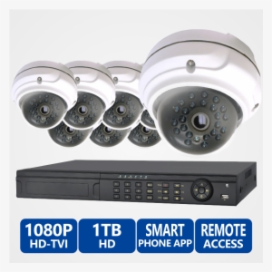Cop Usa 8 Channel Hd Tvi High Definition Security Camera - Defender Security , Ltd2716h-fa2tb , Dvr 16 Ch 1080p