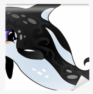 Cute Cartoon Killer Whale