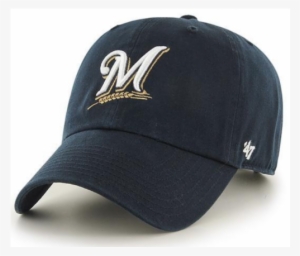 '47 Brand Milwaukee Brewers Mlb Clean Up Strapback - Brewers Hat