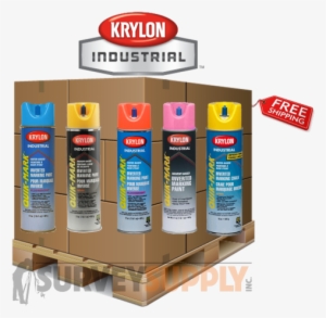 Krylon Quik-mark Inverted Marking Paint Pallet - Krylon Industrial Quik-mark Apwa Solvent-based Inverted