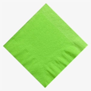 And 50 Lime Green Paper Napkins, Dazzelling Colored - Exercise