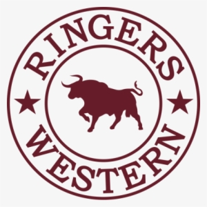 Signature Bull Logo Burgundy - Ringers Western Logo