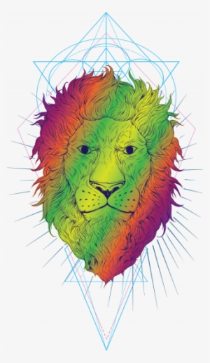 Psychedelic Lion - Lion