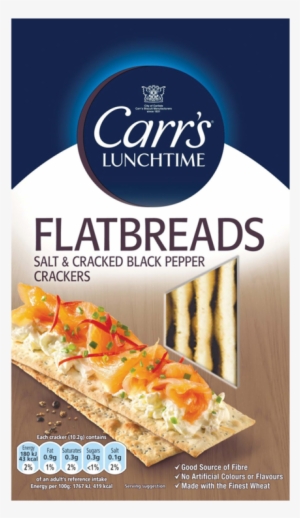Carr's Flatbreads Salt & Pepper - Carrs Table Water Biscuits Large Delivered To Singapore
