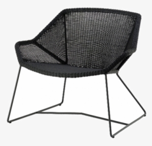 Breeze Lounge - Cane-line Breeze Lounge Chair - Black
