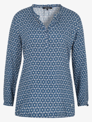 Gently Falling Blouse - Blue